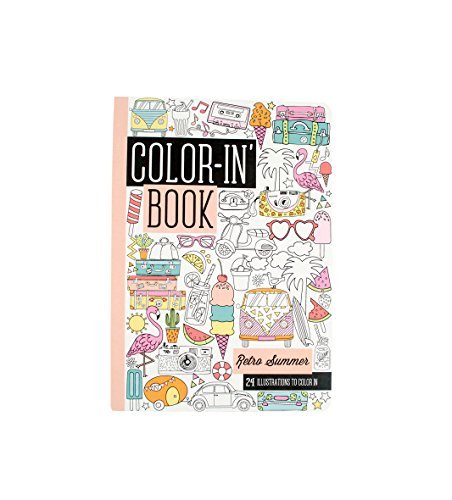 Coloring Book/Color-In - Retro Summer