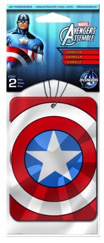 Air Freshener/Marvel - Captain America 2-Pk