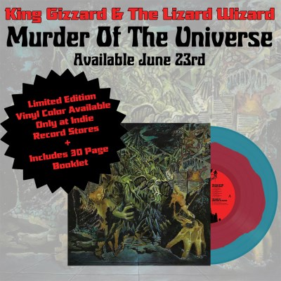 King Gizzard & The Lizard Wizard/Murder Of The Universe (Blood Pool Blue Vinyl)@Indie Exclusive, Ltd To 3000