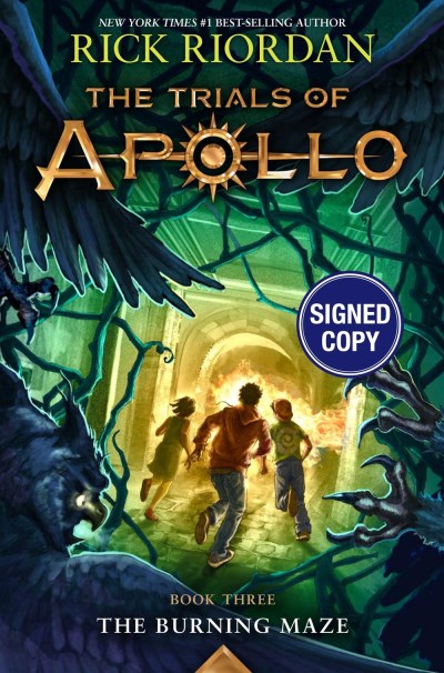 Rick Riordan/The Trials of Apollo Book Three: The Burning Maze@SIGNED EDITION