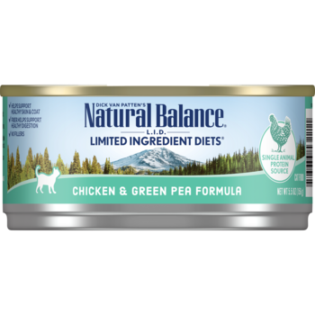 Natural Balance L.I.D. Limited Ingredient Diets® Chicken & Green Pea Canned Cat Formula