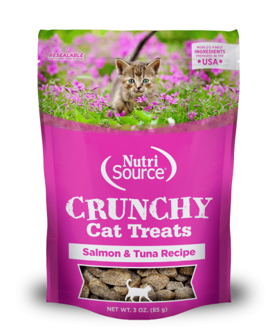 NutriSource Crunch Cat Treats Salmon & Tuna Recipe