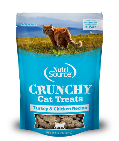 NutriSource Crunch Cat Treats Turkey & Chicken Recipe