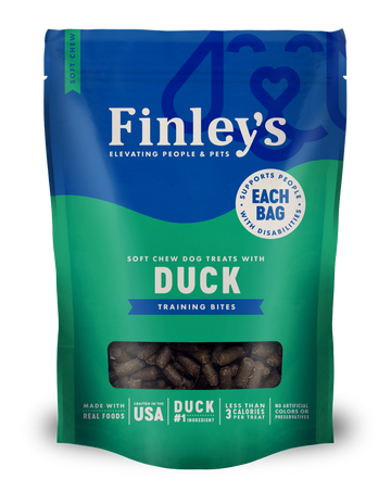 Finley's Duck Recipe Soft Chew Training Bites Dog Treats