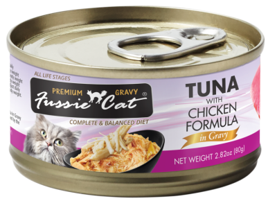 Fussie Cat Tuna with Chicken Formula in Gravy Cat Food