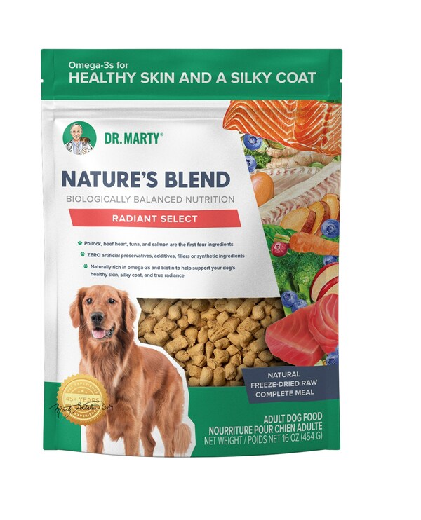 Dr. Marty Nature's Blend Radiant Select Premium Raw Freeze-Dried Dog Food