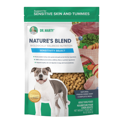 Dr. Marty Nature's Blend Sensitivity Select Premium Freeze-Dried Raw Dog Food