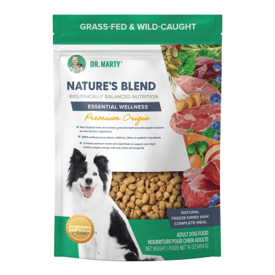 Dr. Marty Nature's Blend Essential Wellness Premium Origin Premium Raw Freeze-Dried Dog Food