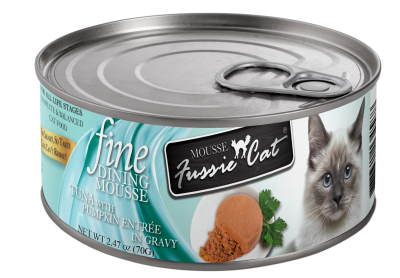 Fussie Cat Fine Dining Mousse Tuna with Pumpkin Entree in Gravy