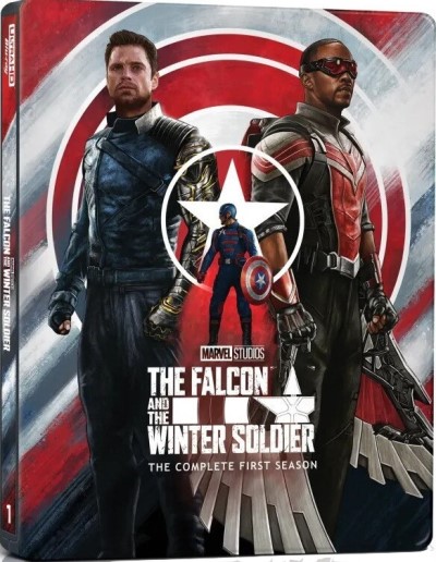 The Falcon and the Winter Soldier: The Complete First Season (Steelbook)/Anthony Mackie, Sebastian Stan, and Wyatt Russell@TV-14@4K Ultra HD/Blu-ray