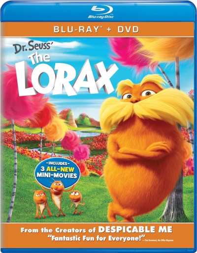 Dr. Seuss' The lorax (2012)/Danny DeVito, Ed Helms, and Zac Efron@PG@Blu-ray/DVD