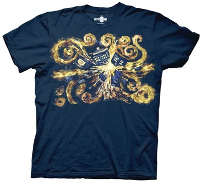 T-Shirt/Doctor Who - Van Gogh The Pandoric Opens@- XL