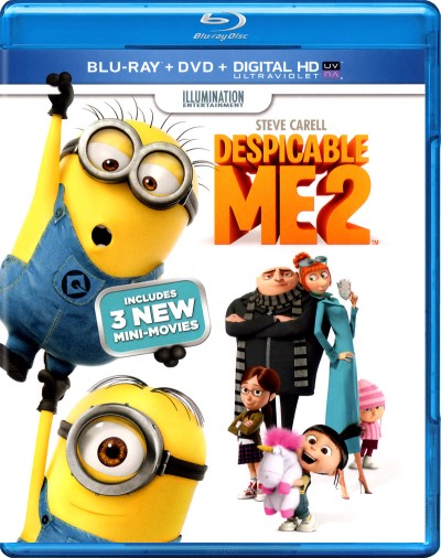 Despicable Me 2/Steve Carrell, Kristen Wiig, and Benjamin Bratt@PG@Blu-ray/DVD