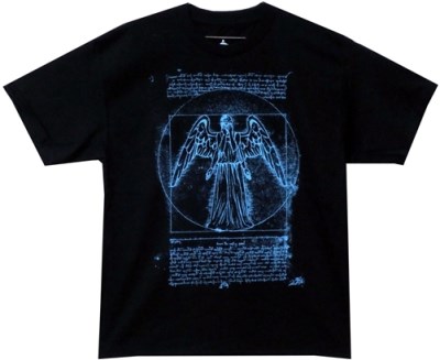T-Shirt Sm/Doctor Who - Vitruvian Angel