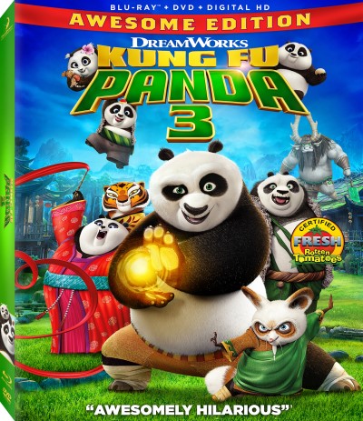 Kung Fu Panda 3/Jack Black, Bryan Cranston, and Dustin Hoffman@PG@Blu-ray/DVD
