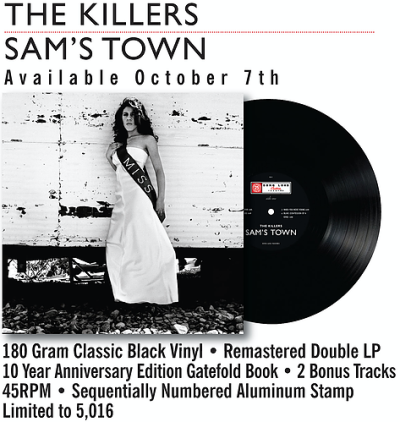 Killers/Sam's Town - Deluxe + 2 Bonus Tracks@180gm / Numbered To 5016 / 45rpm / Book