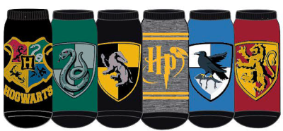 Socks/Harry Potter - Hogwarts Crests - 6 Pairs