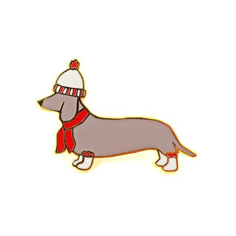 Enamel Pin/Holiday Doggy Pin