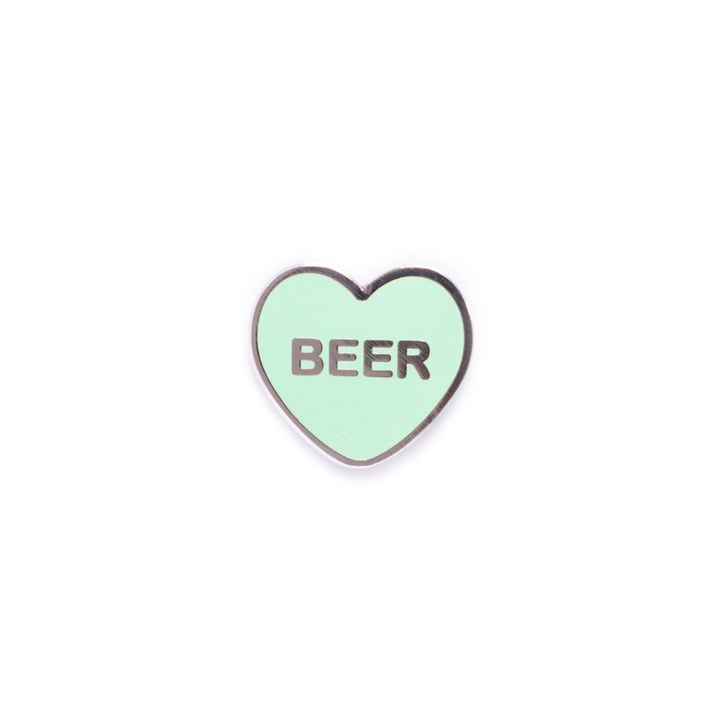 Enamel Pin/Beer Candy Heart