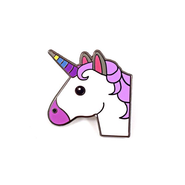 Enamel Pin/Unicorn Emoji