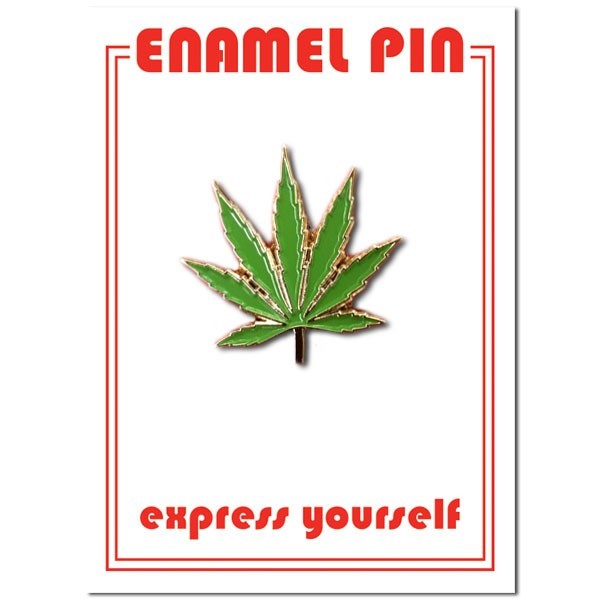 Enamel Pin/Marijuana Leaf