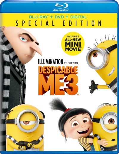 Despicable Me 3/Steve Carrell, Kristen Wiig, and Trey Parker@PG@Blu-ray/DVD