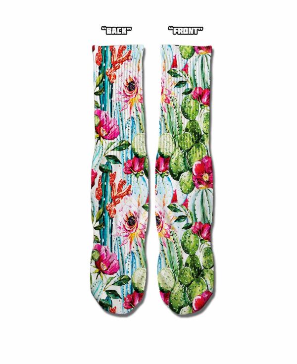 Socks/Cactus Flower