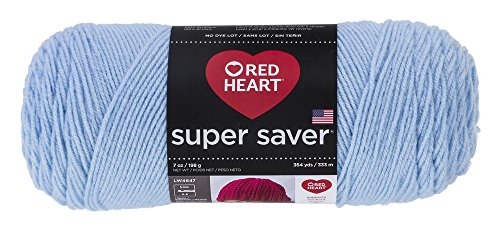 Red Heart Super Saver Yarn, Light Blue-
