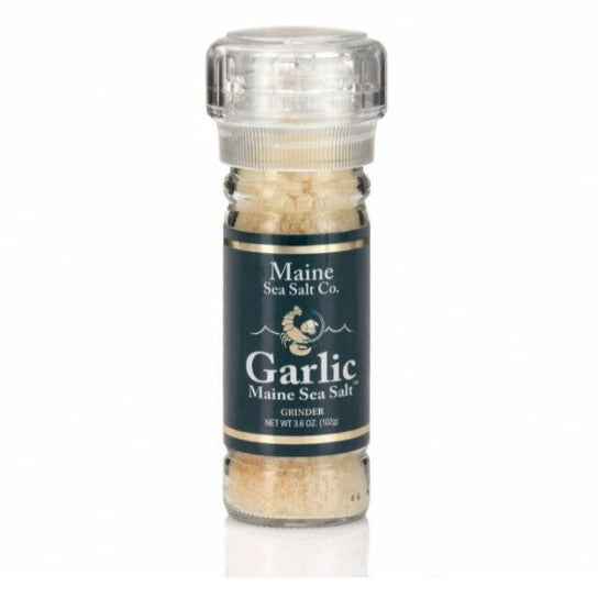 Maine Sea Salt Co. Garlic Salt Grinder-