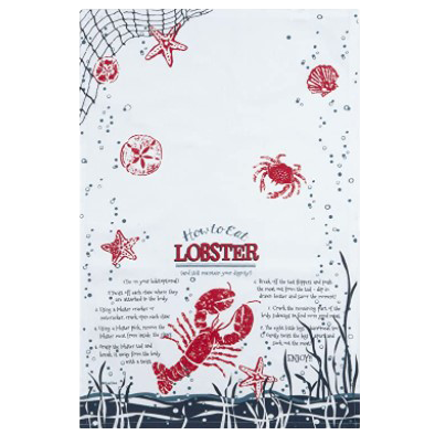 How To Eat A Lobster Tea Towel-