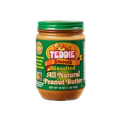 Teddie Smooth Unsalted Peanut Butter-