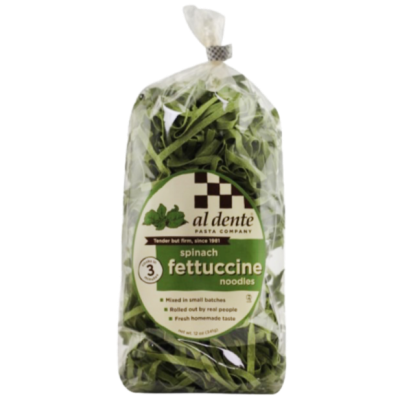 Al Dente Spinach Fettuccine-