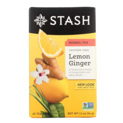 Stash Lemon Ginger Herbal Tea-