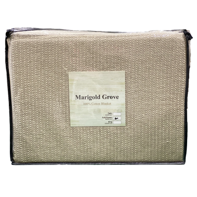 Marigold Grove 100% Cotton Blankets-