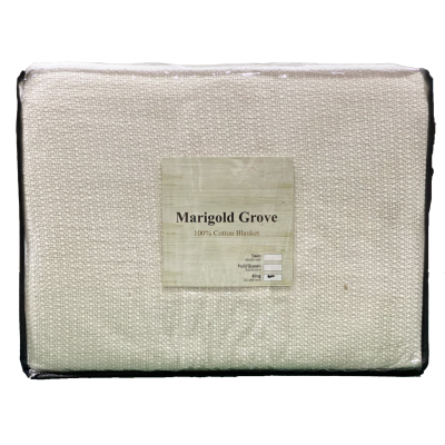 Marigold Grove 100% Cotton Blankets-