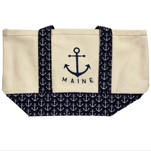 Mini Maine Anchor Repeat Print Tote-