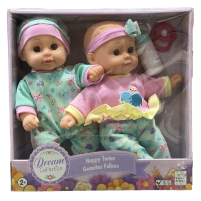 Gi-Go Dream Collection Happy Twins Baby Doll Playset-