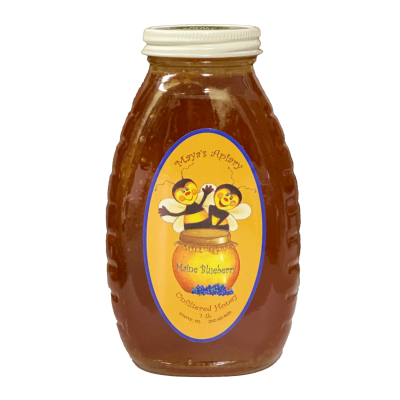 Maya's Apiary Blueberry Honey - Made In Maine!-
