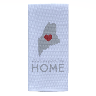 There's No Place Like Home Kitchen Terry Towel - Maine-