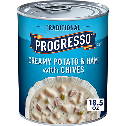 Progresso Soup Creamy Potato Ham 18.5oz--Progresso Traditional Soup Creamy Potato Ham-18.5oz (12) Bb 9/22/22