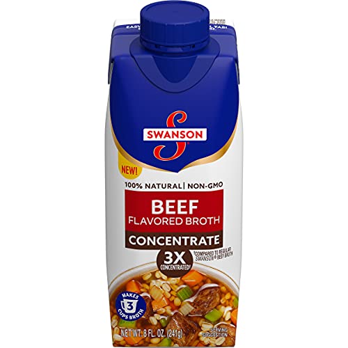 Swanson Concentrated Beef Flavor Broth 8oz--Swanson Concentrated Beef Flavor Broth 8oz (24)-Bb 7/24/23