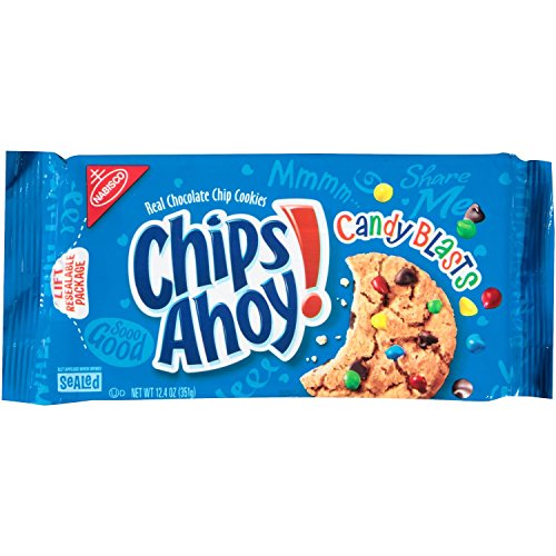 Chips Ahoy Cookies With Candy 12.4oz--Chips Ahoy Cookies With Candy 12.4oz (12)