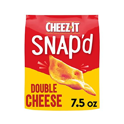 Cheez-It Snap'D Crackers Double Cheese 7.5oz--Cheez-It Snap'D Crackers Double Cheese 7.5oz (6)-Bb 4/10/23-8/8/23