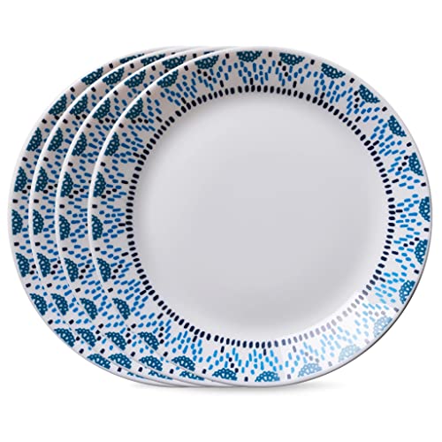 Corelle Ed 4pk 10.5in Dinner Plates Azure--Corelle Ed 4pk 10.5in Dinner Plates Azure (4)