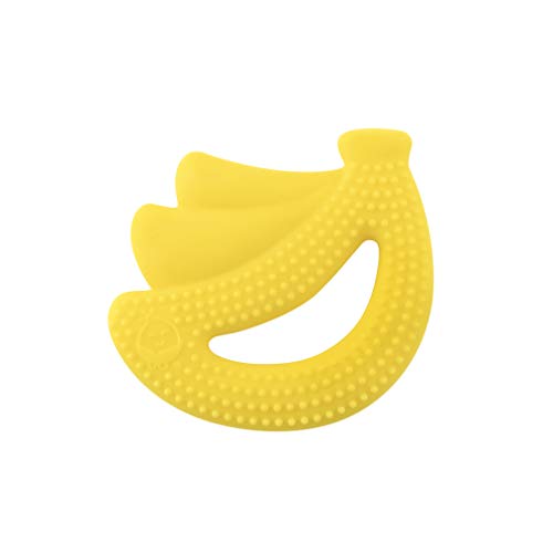 Green Sprouts Banana Silicone Teether-