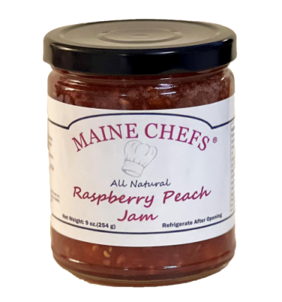 Maine Chefs Raspberry Peach Jam-