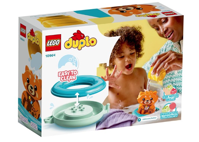 Lego Duplo Bath Time Fun: Floating Red Panda-