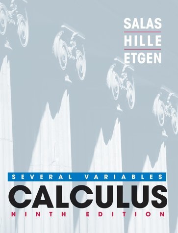 Garrett J. Etgen Calculus Several Variables 0 Edition; 