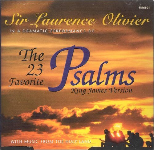 Twenty Three Favorite Psalms 23 Favorite Psalms Nar By Sir Laurence Olivier 