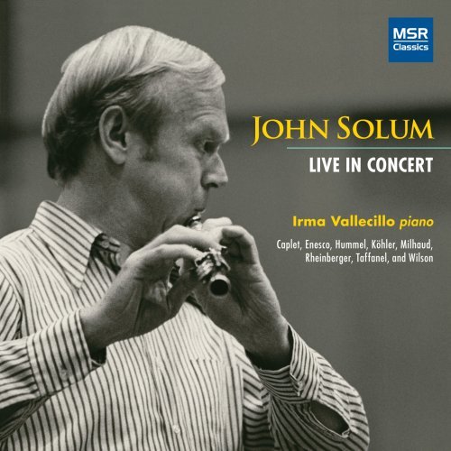 Hummel Wilson Milhaud John Solum Live In Concert Solum (fl) Vallecillo (pno) 2 CD 